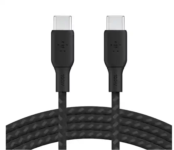 Belkin Cable Boost Charge USB-C a USB-C 100W Negro de 2 m