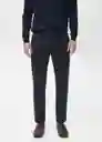 Pantalón Prato Navy Talla 40 Hombre Mango