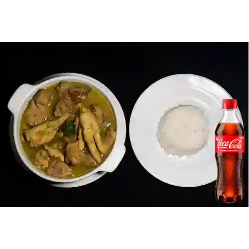 Combo Sopa de Menudencias + Coca Cola Original 400 ml