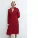 Vestido Maria Rojo Talla M Mujer Mango