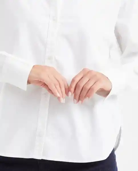 Camisa Essential Poplin Blanco 0 Claro Talla S Chevignon