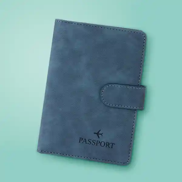 Porta Pasaporte Magnético Serie Gris Miniso