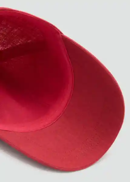 Gorra Minili Rojo Talla 99 Mujer Mango
