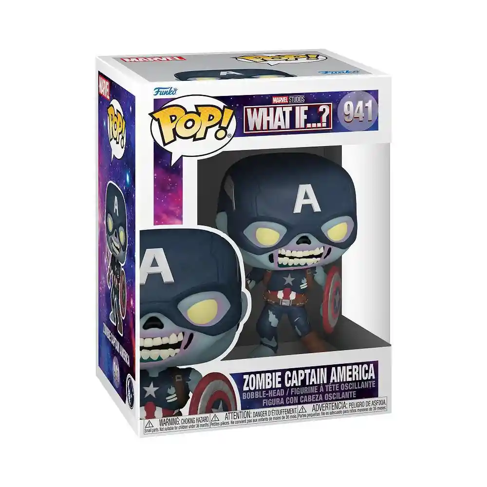 Funko Pop Zombie Captain America Original