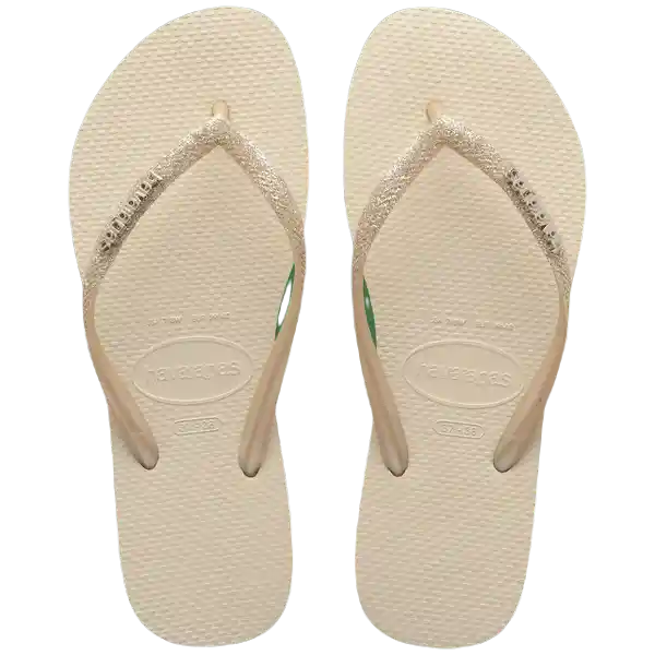 Sandalias Glitter me Beige Talla 42 4146118 Havaianas