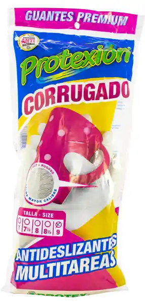 Protex Guante Domestico Corrugado Talla 9
