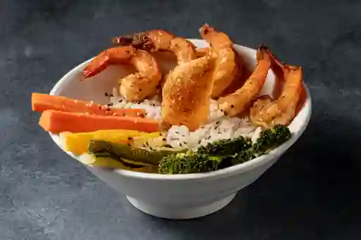 Rice Bowl con Langostinos