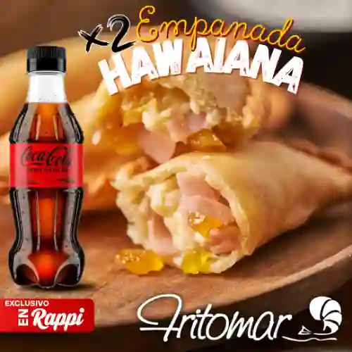 2 Empanadas Hawaianas+ Coca Cola S/a 250