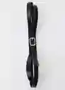 Cinturón Twice Negro Talla M Mujer Mango