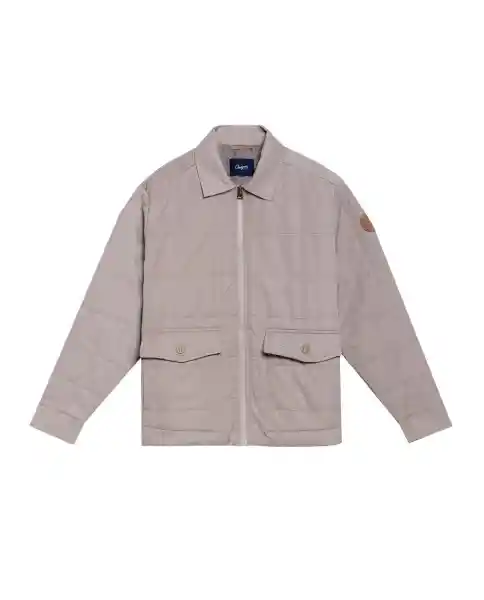 Chaqueta Quilted Aviator Beige Atmósfera Medio Talla L Chevignon