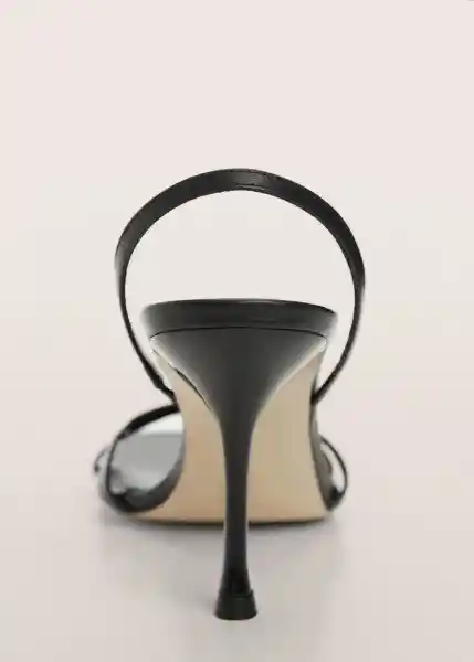 Sandalias Mika Negro Talla 39 Mujer Mango