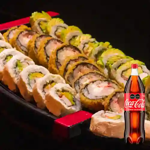 Promo Amigos Recargado X30 Bocados +Cocacola Org 1.5l