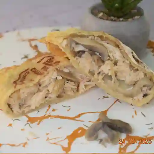 Pollo con champiñón