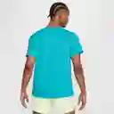 Nike Camiseta M Run Energy Miler Top Manga Corta Hombre Verde M