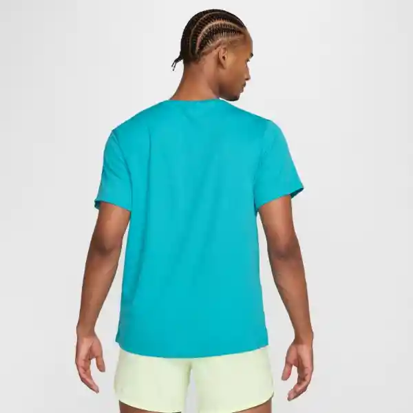 Nike Camiseta M Run Energy Miler Top Manga Corta Hombre Verde M