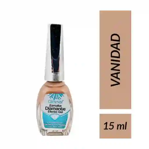 Glimmer Esmalte Diamante Efecto Gel Tono Vanidad 15 mL