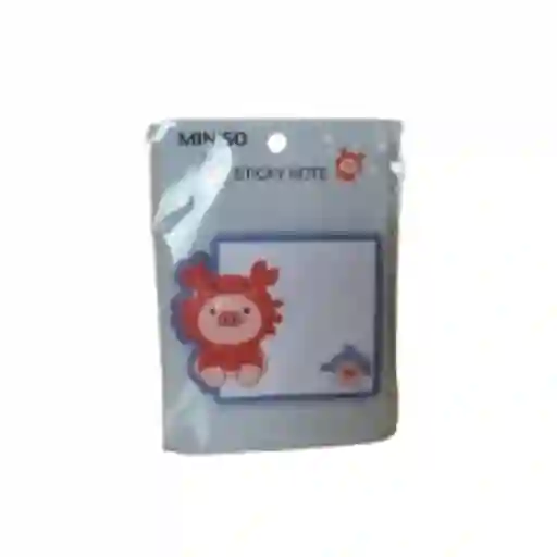 Nota Post it Cangrejo Serie Mini Family Miniso