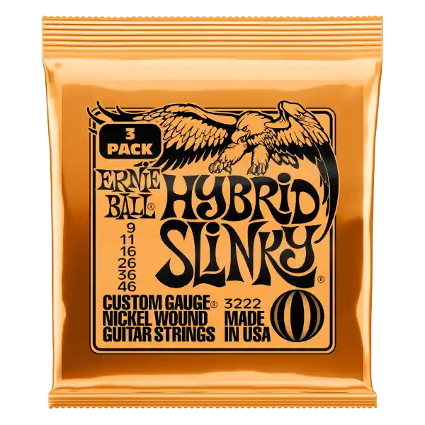 Ernie Ball Pack Encordado Guitarra Eléctrica 9-46 P3222