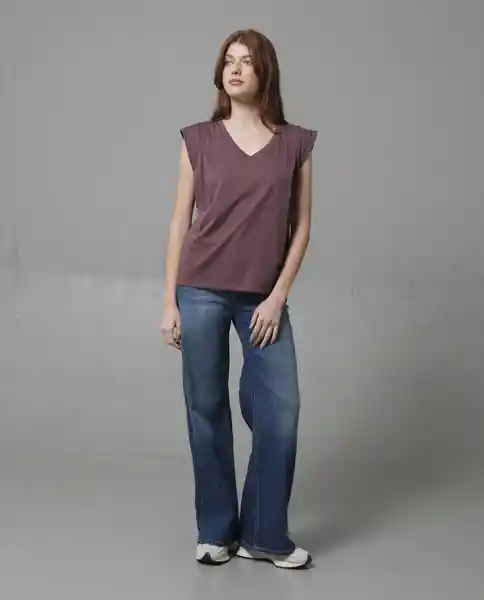 Camiseta Mujer Morado Talla XL 209G107_MOR182109 Rifle