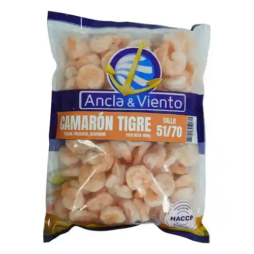 Ancla y Viento Camarón Tigre Pelado 51/70