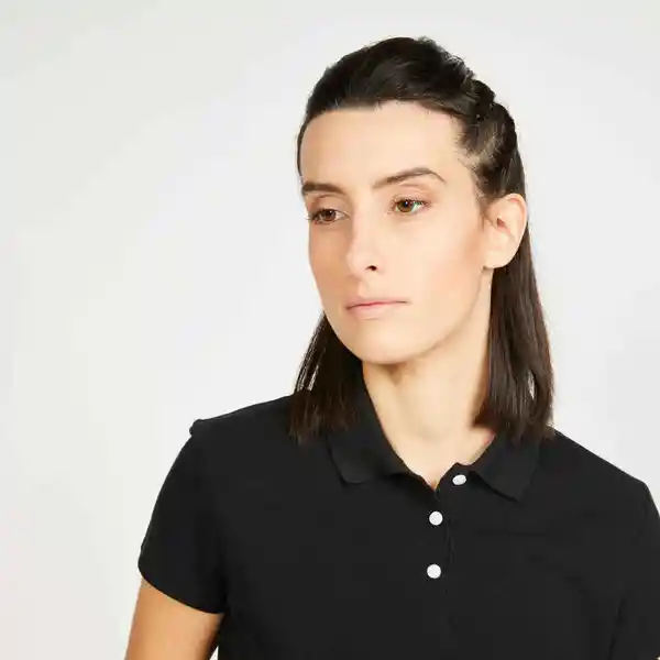 Inesis Camiseta Polo Golf Mujer Manga Corta Negro Talla XXL