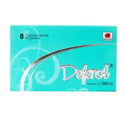 Deferol Oral en Cápsulas Blandas (7000 U.I)