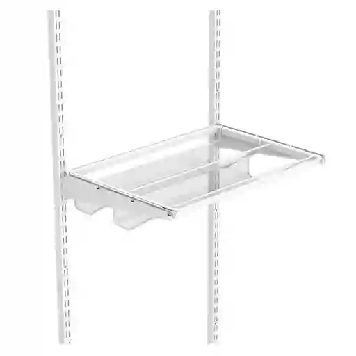 Hacks & Racks Organizador Retráctil Zapatos Malla Blanco