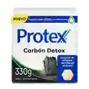 Jabón Antibacterial Protex Carbón Detox 110 g x 3