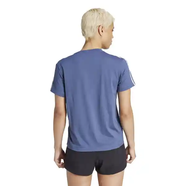 Adidas Camiseta Tr-es 3s T Para Mujer Azul Talla M