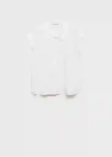Blusa Mogán-W Blanco Talla XS Mujer Mango