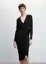 Vestido Amazing Negro Talla M Mujer Mango