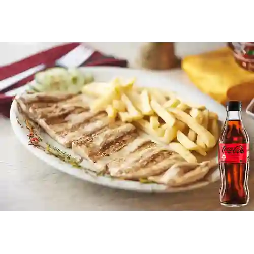 Combo Pechuga Al Carbón / Plancha +Cocacola S/az 300ml