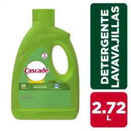 Cascade Gel Detergente Lavavajillas Lemon