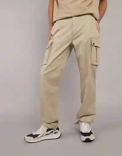 Pantalón Hombre Beige Talla 34 x 30 5034281 American Eagle