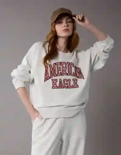 Buzos Mujer Gris Talla Medium 2700092 American Eagle