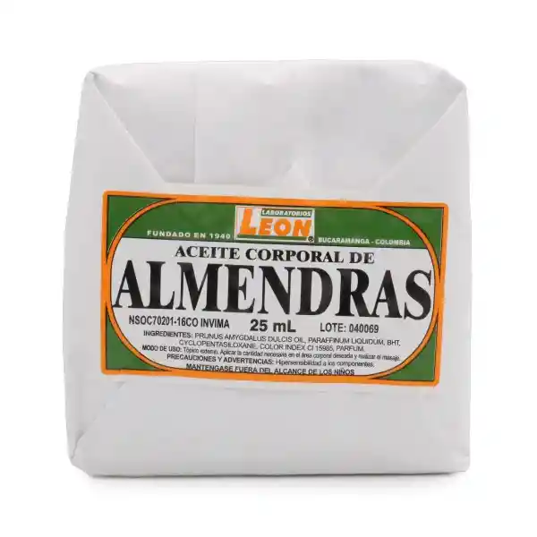 León Aceite Corporal de Almendras