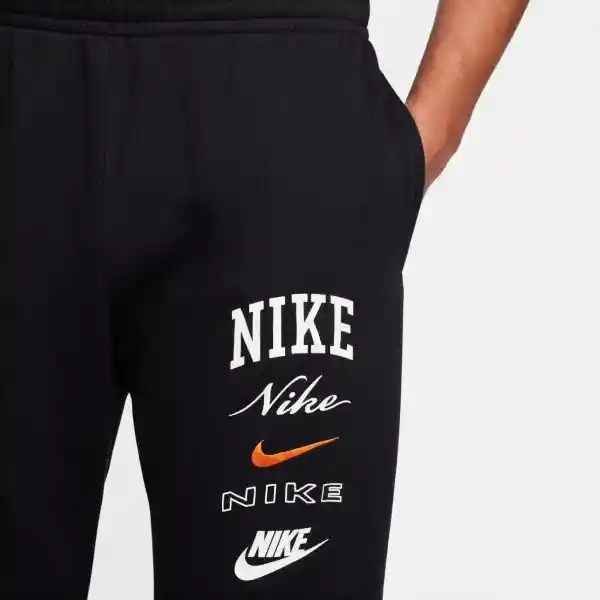 Nike Pantalón Club bb Cf Stack Gx Negro Para Hombre Talla M