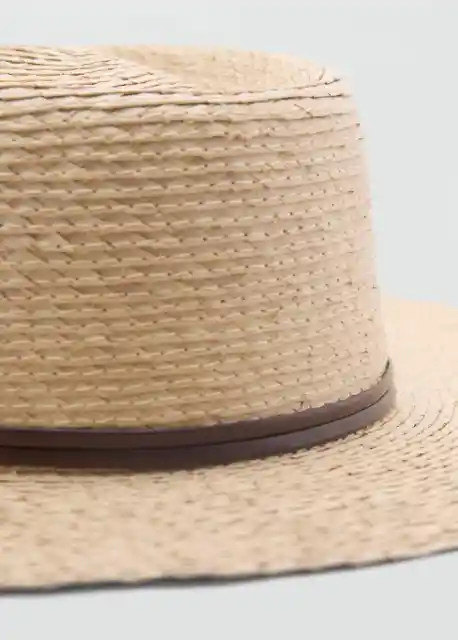 Sombrero Creta Beige Talla 99 Mujer Mango