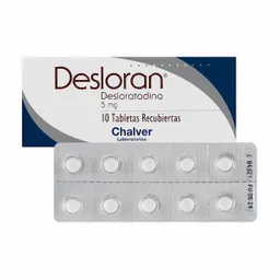 Desloran Chalver De Colombia 5 Mg 10 Tabletas