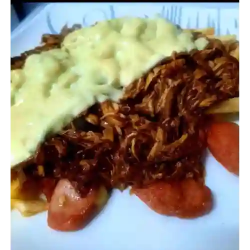 Salchipapa de Carne