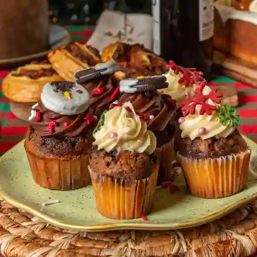 Cupcakes de Navidad