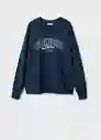 Buzo de Sudadera Capri Navy Talla 20 Mango Teen Girl Mango