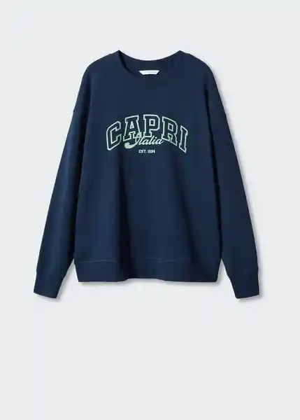 Buzo de Sudadera Capri Navy Talla 20 Mango Teen Girl Mango