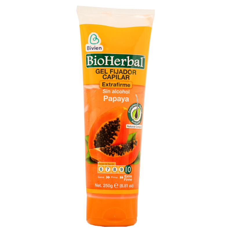 Bio Herbal Gel Fijador Capilar Papaya 250 g