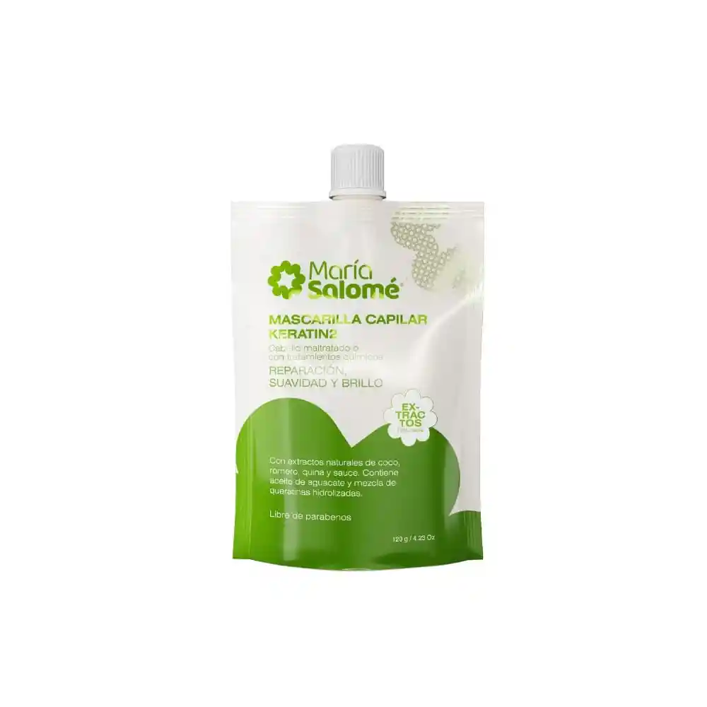 Mascarilla Capilar Maria Salome Keratin 2 Doypack