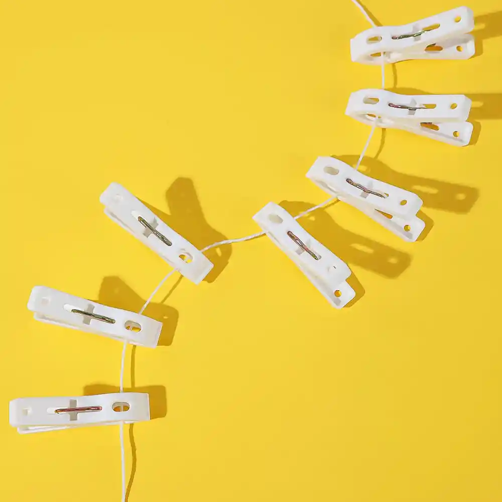 Miniso Pinza Para Ropa Pequeñas Blancas