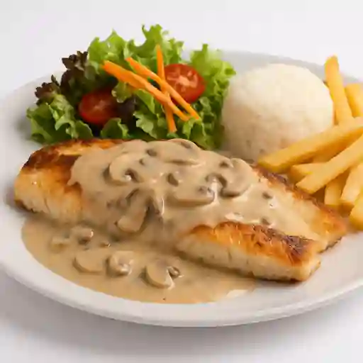 Filete de Robalo Champiñón