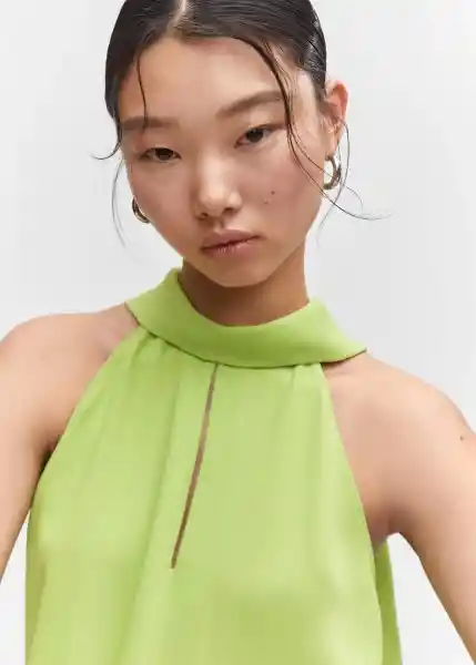 Blusa Charlot Lima Talla XS Mujer Mango