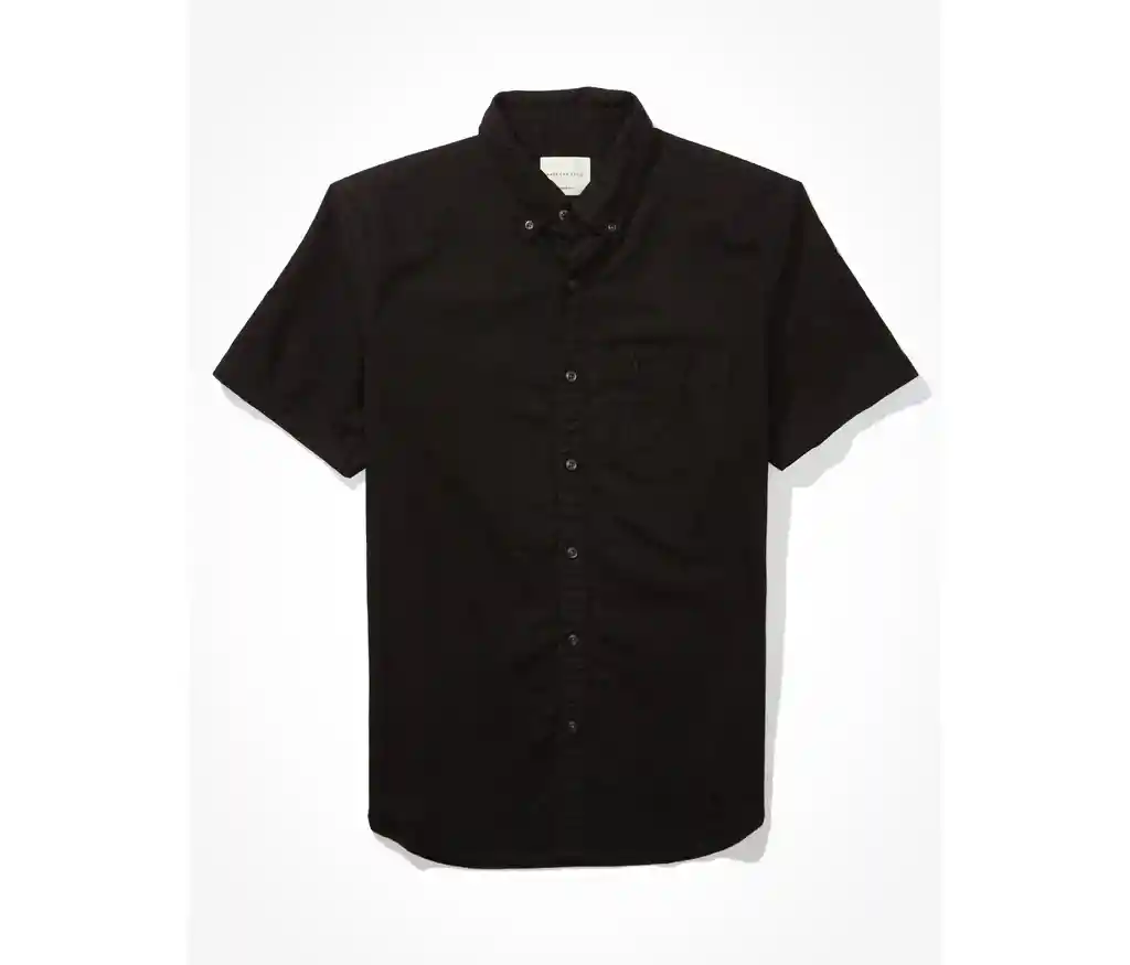 Camisa Negro Talla Medium Hombre American Eagle