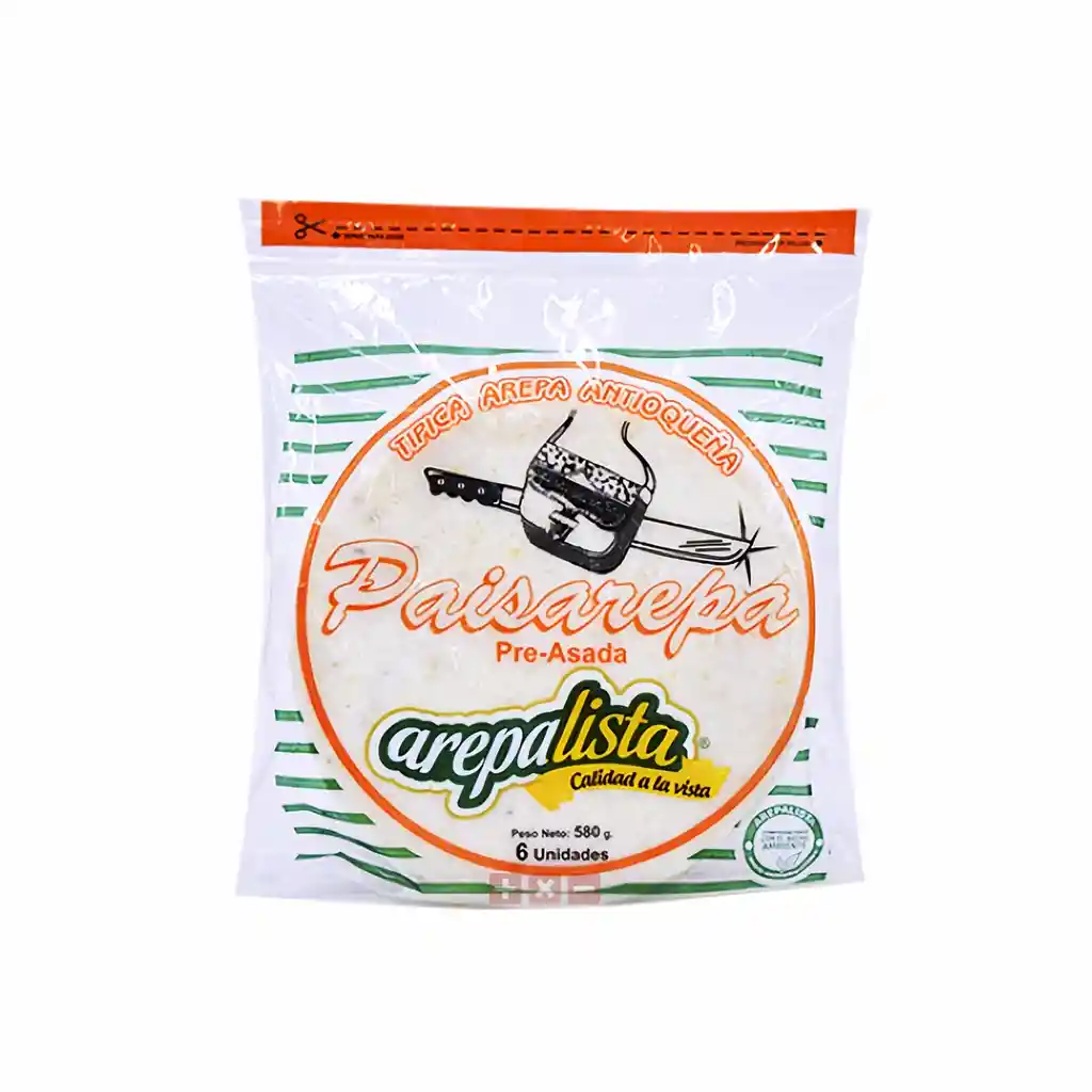Arepalista Arepa Paisa Pre-Asada
